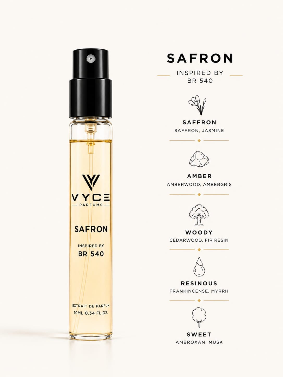 Saffron | Inspired bu BR 540