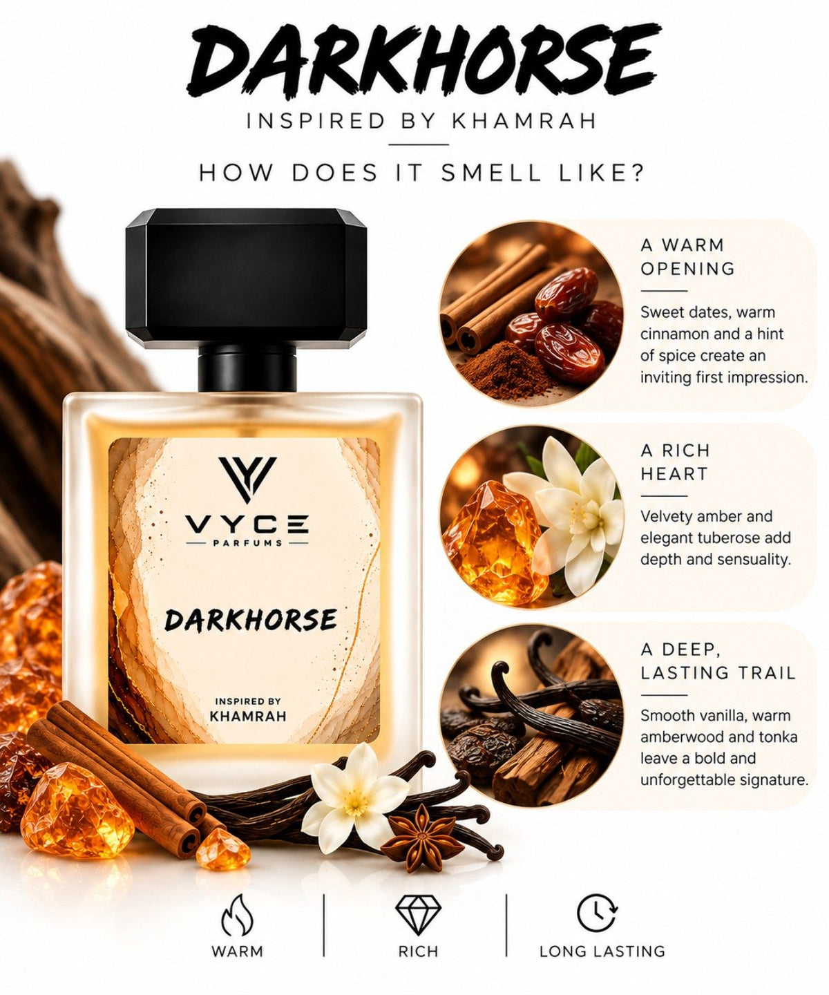 Darkhorse | Inspired by Khamrah - Vyce Parfums
