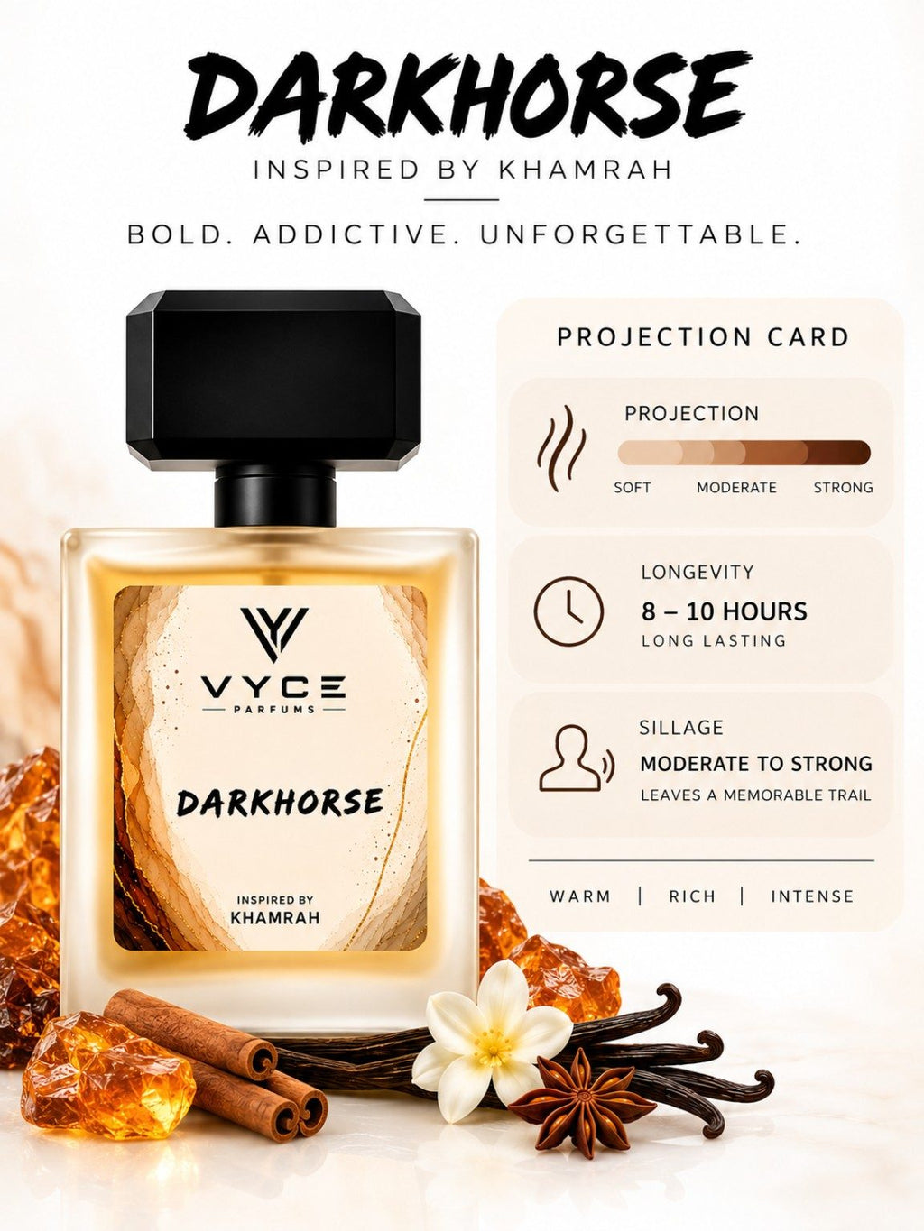 Darkhorse | Inspired by Khamrah - Vyce Parfums