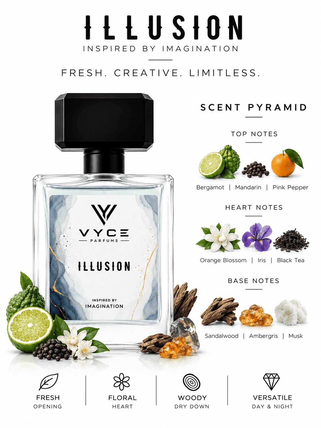 Illusion | Inspired by Imagination - Vyce Parfums