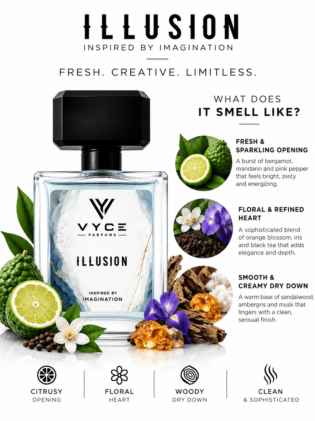 Illusion | Inspired by Imagination - Vyce Parfums
