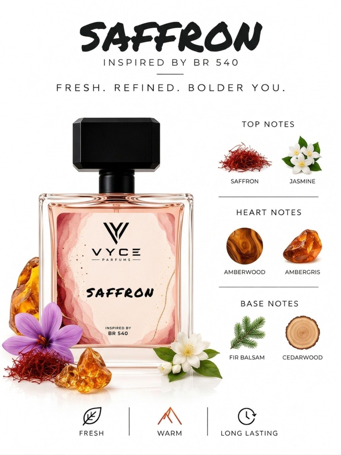 Saffron | Inspired by BR 540 - Vyce Parfums