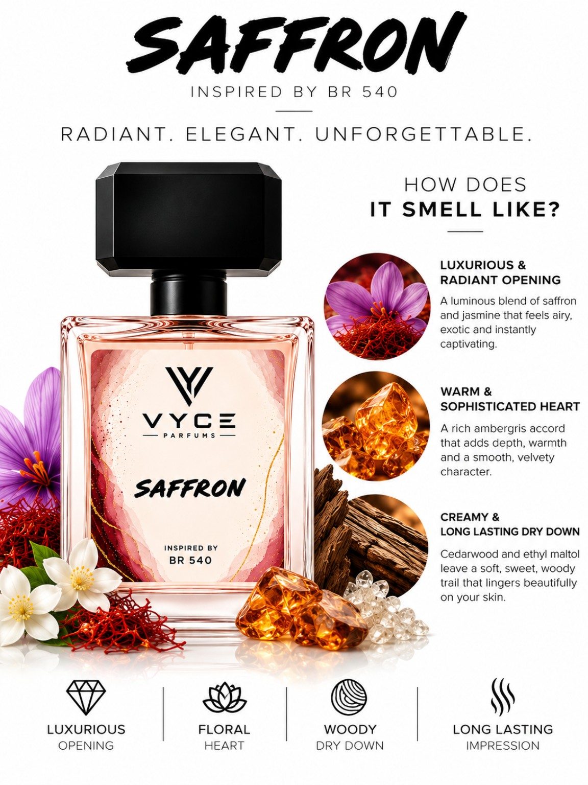 Saffron | Inspired by BR 540 - Vyce Parfums