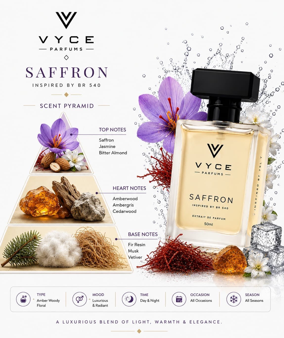 Saffron | Inspired by BR 540 - Vyce Parfums